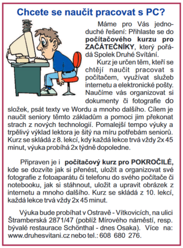 Chcete se naučit pracovat s počítačem ?